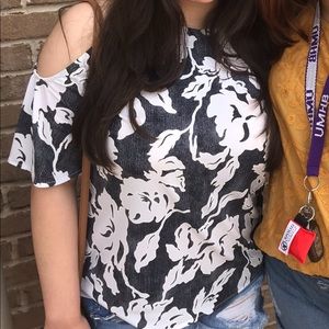 INC Cold-Shoulder Blouse